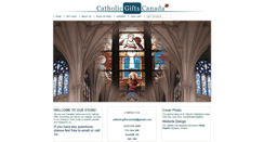 Desktop Screenshot of catholicgiftscanada.com